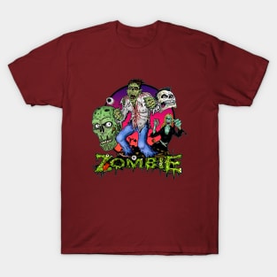 Zombie Melee Attack by Hard Grafixs© T-Shirt